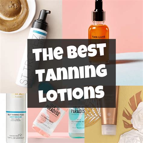 tanning products for face.